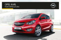 Opel Karl - Navod na obsluhu 2016 SK